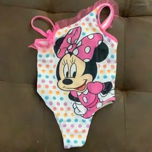 Minnie Mouse Polka Dot One Piece Swimsuit